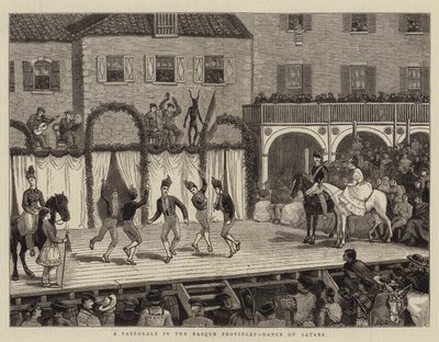 A Pastorale in the Basque Provinces, Dance of Satans by John Charles Dollman